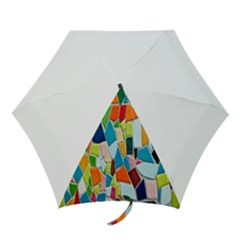 Mosaic Tiles Mini Folding Umbrellas by artworkshop