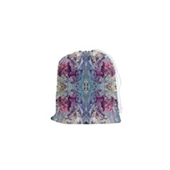 Abstract Kaleidoscope Drawstring Pouch (xs) by kaleidomarblingart