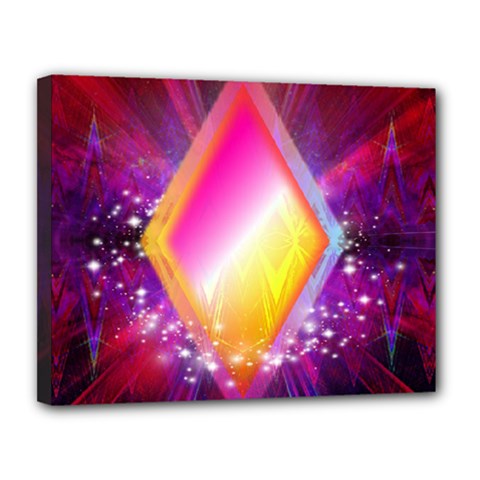 My Diamonds Canvas 14  X 11  (stretched) by Thespacecampers