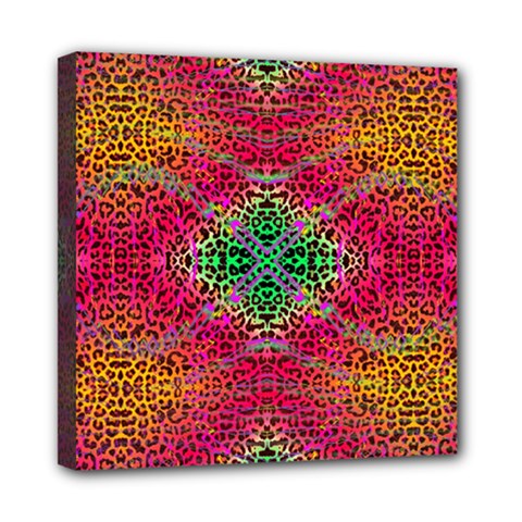 Dreamy Cheetah Mini Canvas 8  X 8  (stretched) by Thespacecampers