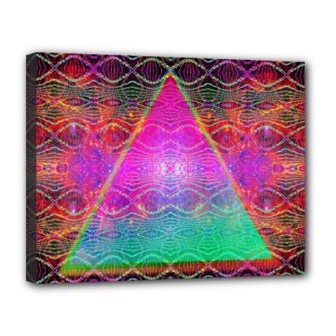 Trinfinity Canvas 14  X 11  (stretched) by Thespacecampers