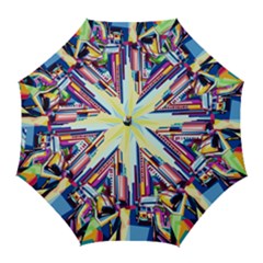 City-street-car-road-architecture Golf Umbrellas by Jancukart