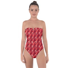 Sculpture-art-traffic-cones-plastic Tie Back One Piece Swimsuit by Jancukart