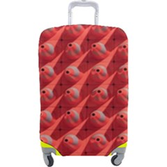 Sculpture-art-traffic-cones-plastic Luggage Cover (large) by Jancukart