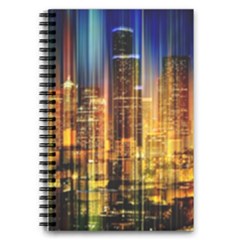 Skyline-light-rays-gloss-upgrade 5 5  X 8 5  Notebook by Jancukart