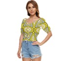 Abstract pattern geometric backgrounds  Button up blouse View2