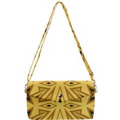 Abstract Pattern Geometric Backgrounds Removable Strap Clutch Bag by Eskimos