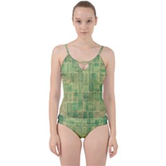 Bathroom Ceramic  Cut Out Top Tankini Set by artworkshop