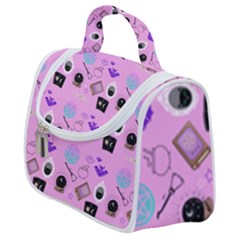 Pink Goth Satchel Handbag by NerdySparkleGoth