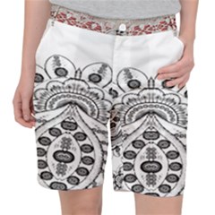 Im Fourth Dimension Black White 9 Pocket Shorts by imanmulyana