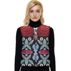 Im Fourth Dimension Colour 1 Women s Short Button Up Puffer Vest by imanmulyana