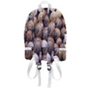 Snail Shells Pattern Arianta Arbustorum Zip Bottom Backpack View3