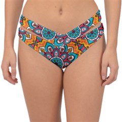 Mandala Spirit Double Strap Halter Bikini Bottom by zappwaits