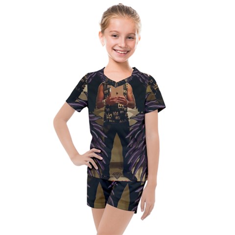 Screenshot 20220701-212826 Piccollage Kids  Mesh Tee And Shorts Set by MDLR