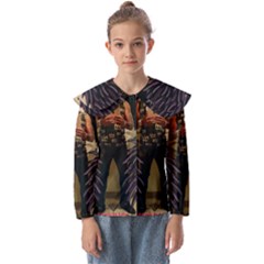 Mdlr Kids  Peter Pan Collar Blouse by MDLR