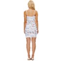 Math Formula Pattern Wrap Tie Front Dress View4