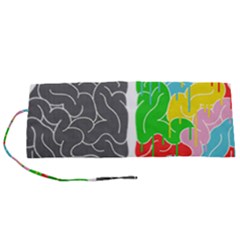 Clip Art Brain Halves Roll Up Canvas Pencil Holder (s) by Sapixe