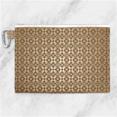 Background-chevron Chocolate Canvas Cosmetic Bag (xl) by nateshop