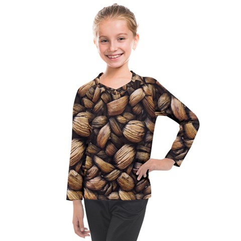 Coffe Kids  Long Mesh Tee by nateshop