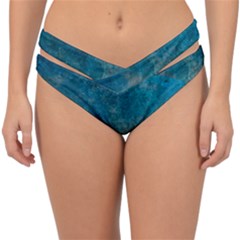  Pattern Design Texture Double Strap Halter Bikini Bottom by artworkshop