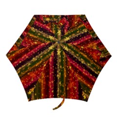 Background Stars Pattern Wallpaper Christmas Mini Folding Umbrellas by artworkshop