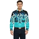 Space Ship Sci Fi Fantasy Science Men s Long Sleeve Pocket Shirt  View1