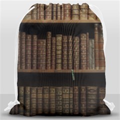 Books Covers Book Case Old Library Drawstring Bag (large) by Amaryn4rt
