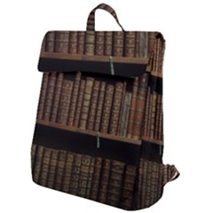 Books Covers Book Case Old Library Flap Top Backpack by Amaryn4rt