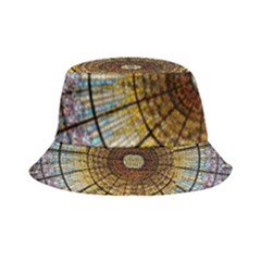 Barcelona Stained Glass Window Inside Out Bucket Hat by Amaryn4rt