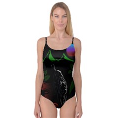 Nature Night Foliage Mountains Camisole Leotard  by Amaryn4rt