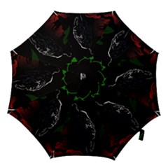 Nature Night Foliage Mountains Hook Handle Umbrellas (medium) by Amaryn4rt