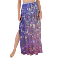Glitter Particles Pattern Abstract Maxi Chiffon Tie-up Sarong by Amaryn4rt