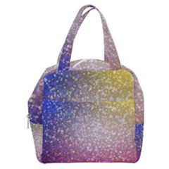 Glitter Particles Pattern Abstract Boxy Hand Bag by Amaryn4rt