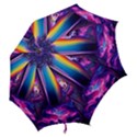 Purple Drawing Digital Art Hook Handle Umbrellas (Small) View2