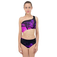 Tree Men Space Universe Surreal Spliced Up Two Piece Swimsuit by Amaryn4rt