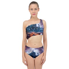 Artificial Intelligence Surreal Spliced Up Two Piece Swimsuit by Amaryn4rt