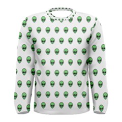 Aliens Ufo Fantasy Pattern Men s Long Sleeve Tee by Wegoenart