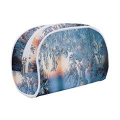Frost Winter Morning Snow Season White Holiday Make Up Case (small) by artworkshop