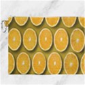 Orange Slices Cross Sections Pattern Canvas Cosmetic Bag (XXXL) View1