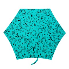 Flower Texture Textile Mini Folding Umbrellas by artworkshop