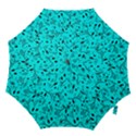 Flower Texture Textile Hook Handle Umbrellas (Small) View1