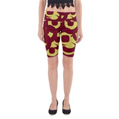 Illustration Art Pattern Design Painting- Yoga Cropped Leggings by Wegoenart
