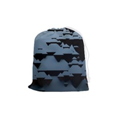 Illustration Background Pattern Modernart Drawstring Pouch (medium) by Wegoenart