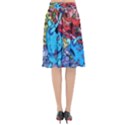 Graffiti-wall-mural-painting-arts Flared Midi Skirt View2