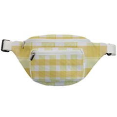 White And Yellow Plaids Fanny Pack by ConteMonfrey