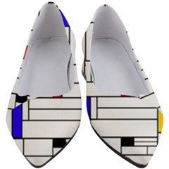 Illustration Geometric Abstract Plates Mosaic Women s Block Heels  by Wegoenart