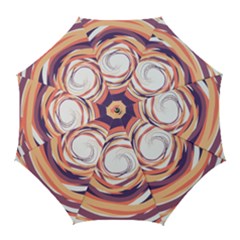 Illustration Colorful Yellow Purple Orange Golf Umbrellas by Wegoenart