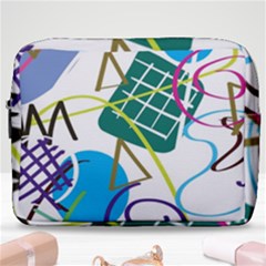 Abstract Pattern Make Up Pouch (large) by Wegoenart