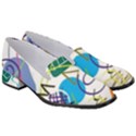 Abstract Pattern Women s Classic Loafer Heels View3