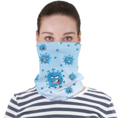 Illustration Virus Pattern Face Seamless Bandana (adult) by Wegoenart